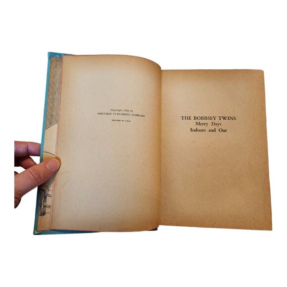 The Bobbsey Twins Book Merry Days Indoors and Out by Laura Lee Hope Vintage 1950 - Picture 11 of 16